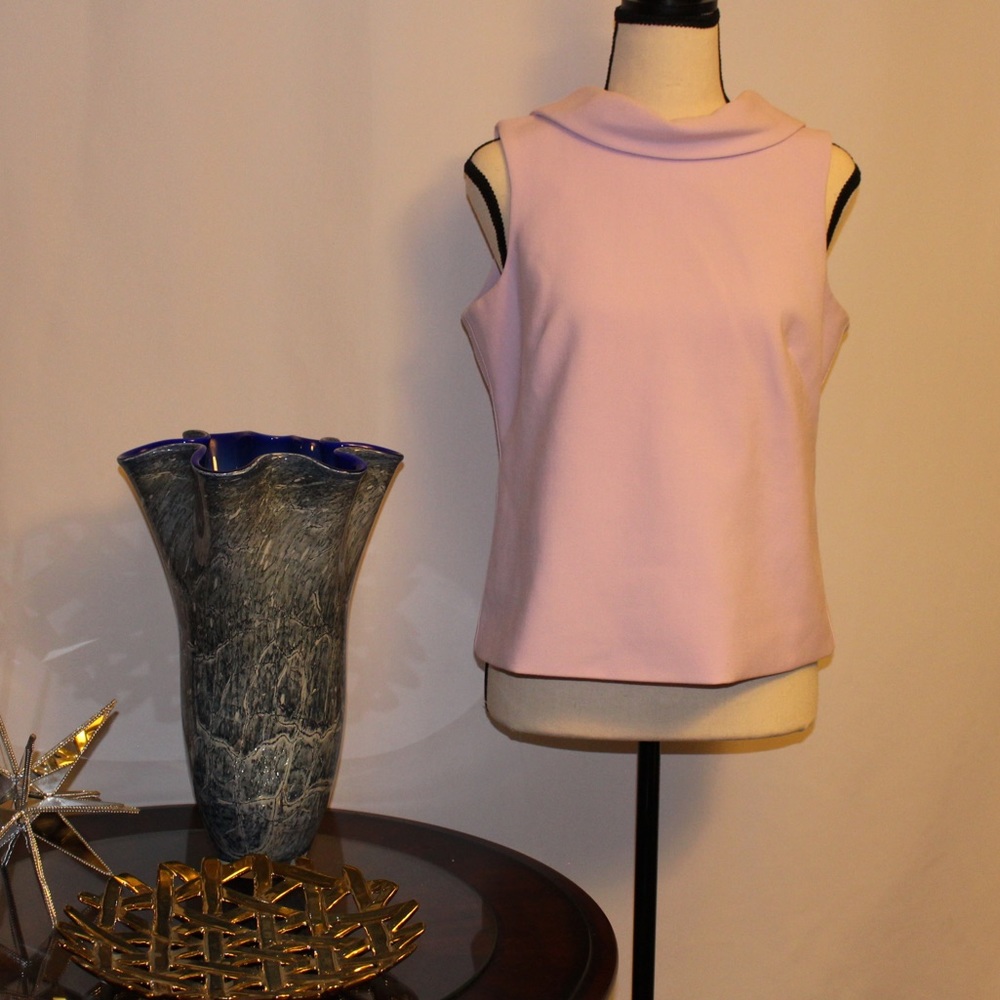 White House Black Market Pink Business Blouse.